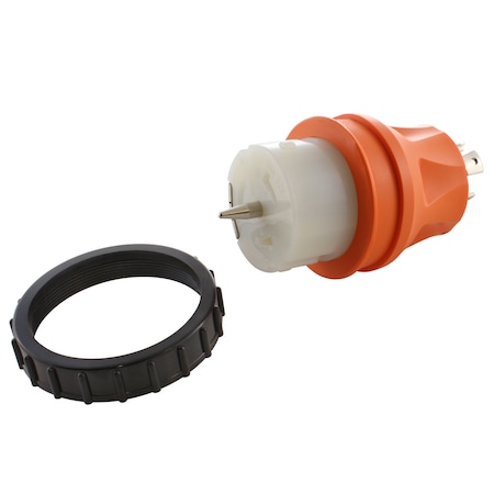 Ac Works Plug Adapter, CS6364, L14-30P, 0 ft., Orange ADTEL1430